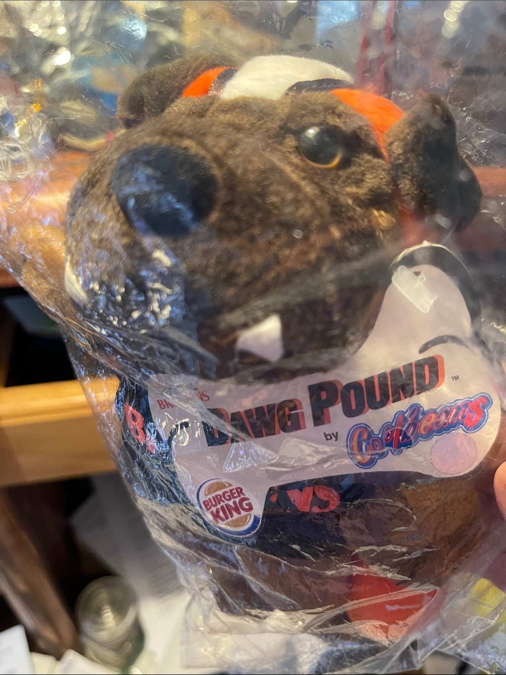Burger King Dawg Pound plush Beanie ~Cleveland Browns NFL Football